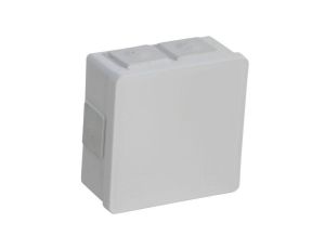 Puszka natynkowa pusta 6 wlotów VIPLAST VP-02 klik BIAŁA IP55 86x86x40mm 002-01