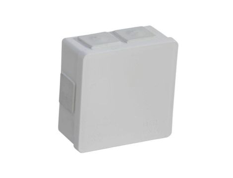 Puszka natynkowa pusta 6 wlotów VIPLAST VP-02 klik BIAŁA IP55 86x86x40mm 002-01