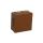 Puszka natynkowa pusta 6 wlotów VIPLAST VP-02 klik BRĄZOWA IP55 86x86x40mm 002-02