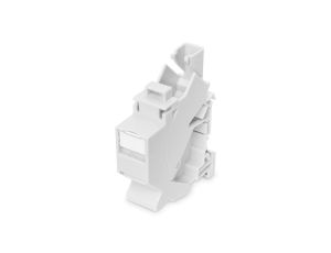 Adapter keystone na szynę DIN, obudowa IP20 na 1x moduł keystone DN-93617, osłonka przed kurzem AN-25187
