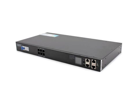 Listwa zasilająca SMART PDU 1U, gniazdo zasilające IEC320 C20 16A/250V, gniazda 8x C13, 16A DN-NP2-H1-8C13