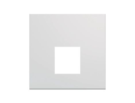 gallery Płytka czołowa pojedyncza do gniazda RJ45 oraz VDI 2M biały WXD202B