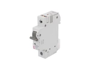 Wyłącznik nadprądowy, 230/400VAC, Prąd znamionowy: 63A, Bieguny: 1, 6kA, Szczelność: IP20 ETIMAT 6 1P B63