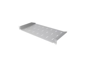 Półka stała do szafy RACK 19 1U 270mm szara
