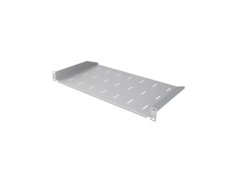 Półka stała do szafy RACK 19 1U 270mm szara
