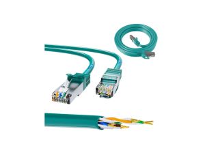 Patchcord LAN Miedź Kabel sieciowy skrętka 1Gbit/s Extralink Kat.6 FTP 2m