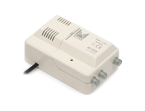 Wzmacniacz Alcad AL-223 VHF-UHF 1we/2wy szerokopasmowy