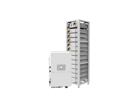 Zestaw 3-Fazowy Inwerter Hybrydowy Wysokonapięciowy 50kW SUN-50K-SG01HP3-EU-BM4 + Modułowy Magazyn Energii LiFePO4 BOS-G 61,44kW
