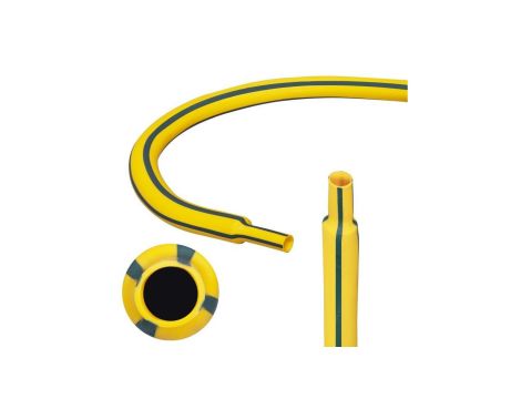 Rurka termokurczliwa RTS 38,1/19,1mm żółto-zielona 1m