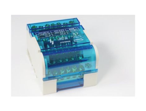 Modułowy blok rozdzielczy czterobiegunowy 4x5x6mm2 2x25mm2 TS35 ShNK4x7 85136002