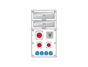 Rozdzielnica R-BOX 740 34S:1x125/5,1x32/5,1x16/5,4x250V,1xL/P,IP65 B.18.740-11W_IP65
