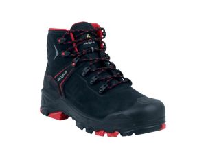 Trzewiki skórzane z nubuku, kolor Czarny, rozmiar: 43, COLIMA S3S