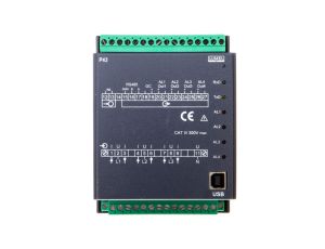 Programowalny przetwornik sieci 3-fazowej wejście I 5A wejście U 3x57,7/100V zasilanie 85-253V AC 90-320V DC wyjście 4 analog. P