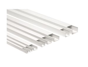 Kanał kablowy z pokrywą CP 60x60 biały /2m/ ECCP6060B