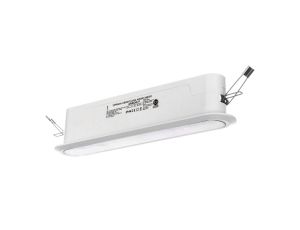 Oprawa awaryjna ARROW P LED 3W 1h jednozadaniowa AT biała ARPS/3W/E/1/SE/AT/WT