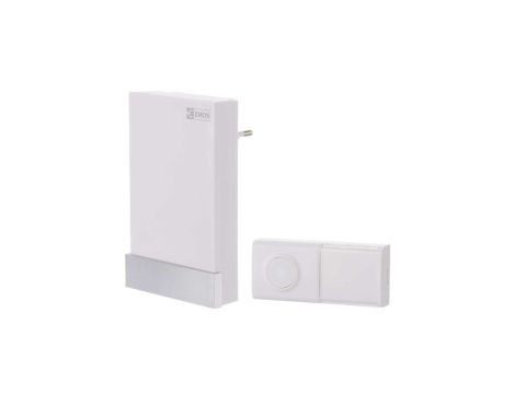 Dzwonek bezprzewodowy 100m 230V biały P5726