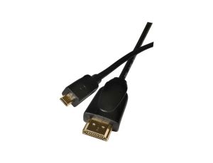 Kabel microHDMI - HDMI High Speed with Ethernet 1,5m SD1201