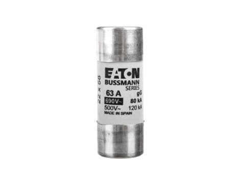 Wkładka bezpiecznikowa cylindryczna 22x58mm 63A gL/gG 690V C22G63