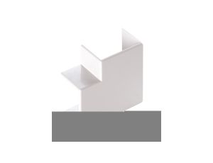 Narożnik do kanałów kablowych płaski AP 100x40 biały ECAP10040B /opak. 10/