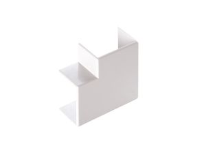 Narożnik do kanałów kablowych płaski AP 120x80 biały ECAP12080B /opak. 8/