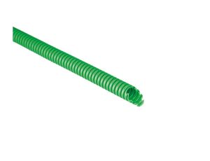 Rura karbowana 750N zielona samogasnąca PV UV fi 20/15 ECTC1520VE /100m/