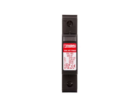 Ogranicznik przepięć Typ T2 1P 20kA 1,35kV 275V VAL-MS 230 2839127