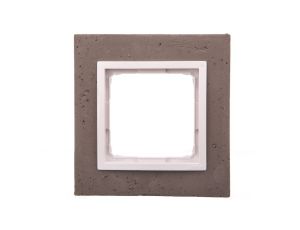 Simon 54 Nature Ramka pojedyncza beton - LA STRYKO DRN1/95
