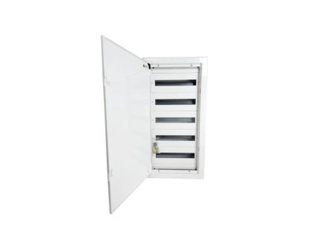 Rozdzielnica podtynkowa metalowa 5x18 modułów IP30 (400V AC) 885x415x130mm drzwi pełne KOLE SYSTEMS