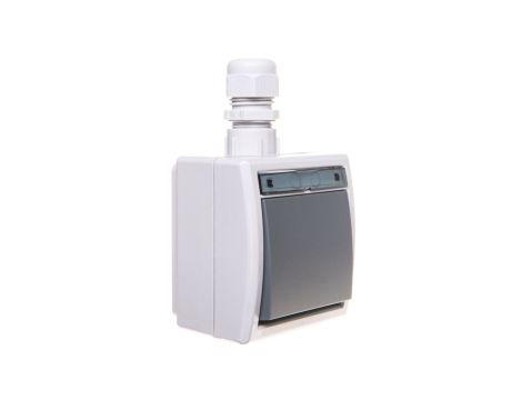 AQUANT Łącznik 1-biegunowy (schodowy) natynkowy IP65 1201-65