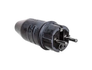 Wtyczka gumowa ze stykiem ochronnym 230V 16A IP44 1082040