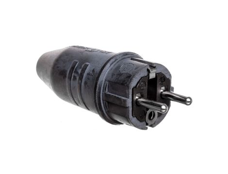 Wtyczka gumowa ze stykiem ochronnym 230V 16A IP44 1082040