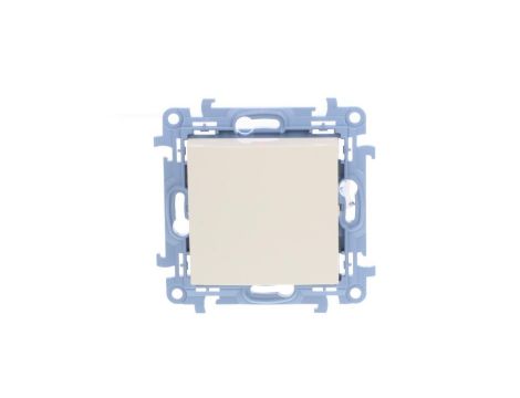 Simon 10 Łącznik jednobiegunowy 10AX IP20 kremowy CW1.01/41