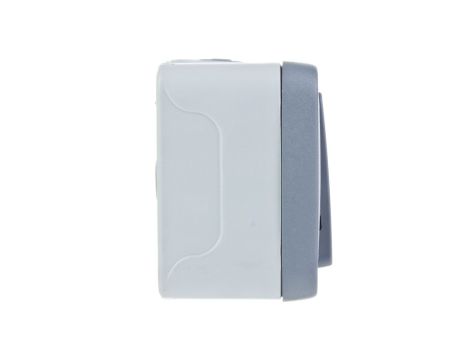 PLEXO55 Przycisk pojedynczy z puszką szary 069720