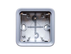 PLEXO55 Puszka natynkowa pojedyncza szara 069655