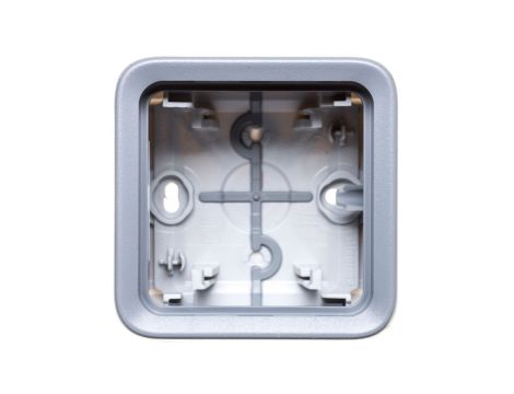 PLEXO55 Puszka natynkowa pojedyncza szara 069655