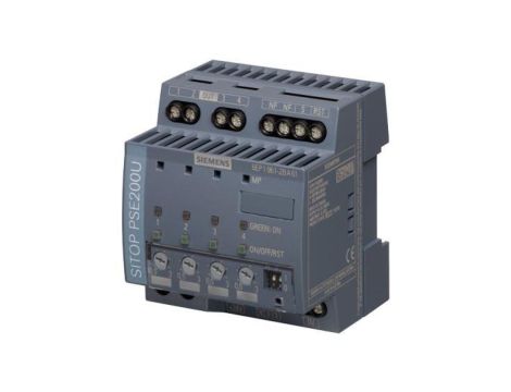 Moduł selektywności SITOP PSE200U 3 A, 4-kanałowy, wejście: 24 V DC/12 A, wyjście: 24 V/4x 3 A 6EP1961-2BA61