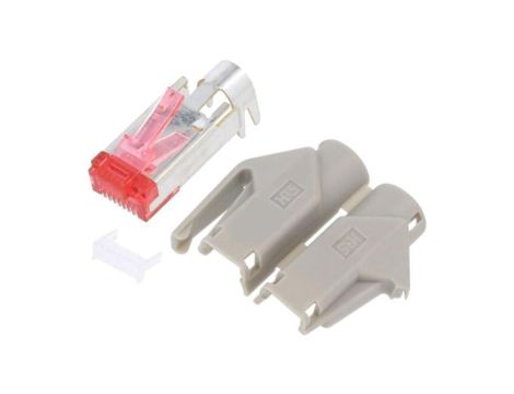 CUCSTDC1PGYSR4E81 Złącze RJ45, wtyk, il.pinów: 8, Kat: 6, złocony, 8p8c, 27AWG24AWG