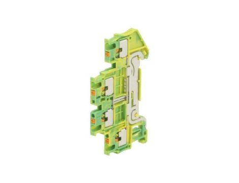 PTTB1.5/S-PE Złączka szynowa, PTTB, na szynę DIN, push-in, żółto-zielony, TS35