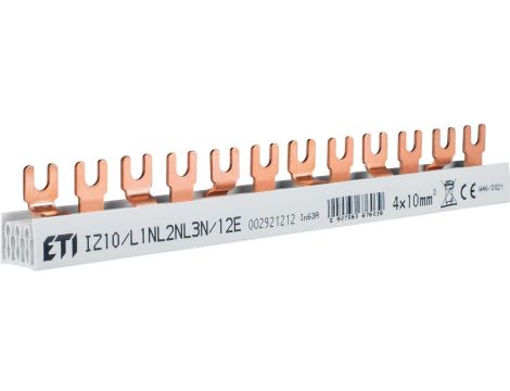 Izolowana szyna zbiorcza IZ10/L1NL2NL3N/12E