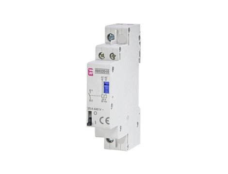 Stycznik bistabilny 20A 1-biegunowy, 1-modułowy RBS220-10-24V AC
