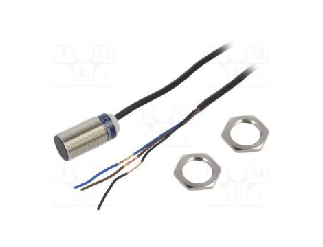 XS518B1PAL2 Czujnik indukcyjny, Output: PNP / NO, 05mm, 1224VDC, M18, 2m, Szczelność: IP67