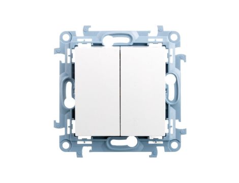 Simon 10 Łącznik świecznikowy 10AX IP20 biały CW5.01/11