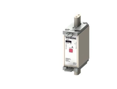Wkładka topikowa niskonapięciowego wielkiej mocy NH000 In 100 A gG Un AC 500 V Un DC 250V 3NA6830
