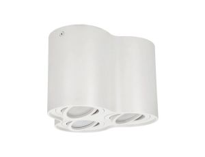 Oprawa sufitowa natynkowa SKAND 3 White 3xGU10 IP20 okrągła biała potrójna EDO777106 EDO