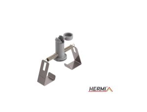 Podpora zwodu na gąsior ze sprężyną, uniwersalna, stal nierdzewna / tworzywo