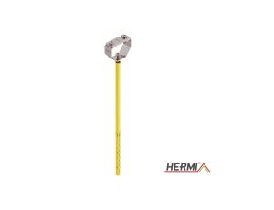 Uchwyt bednarki do ściany l-300mm, stal nierdzewna A2