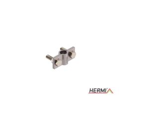 Dwuśrubowy uchwyt do uziomu bednarki oraz drutu A2