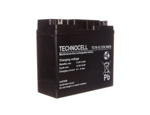 Akumulator bezobsługowy AGM 18Ah 12V Technocell TC 18-12