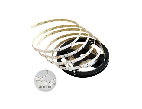 Taśma NASTRO LED 9,6W/m NW barwa nautralna, DC 12V, 60led/m, CRI80, IP20, 4000K, 5 m rolka, EDO777702