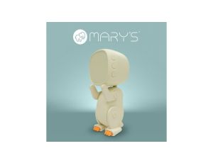 MARYS budzik Robo Dino biały MW61058